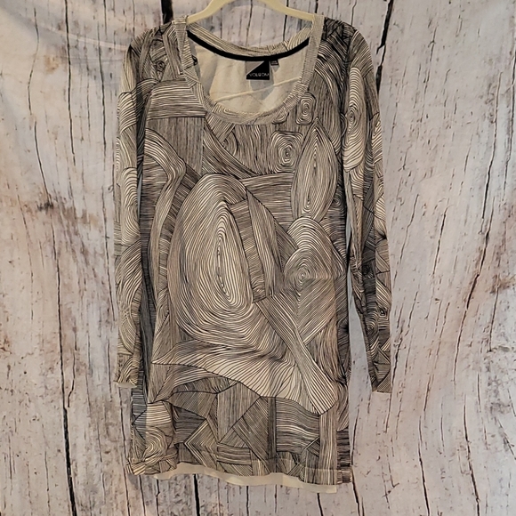 Volcom organic black/white knit A line dress - Picture 5 of 5